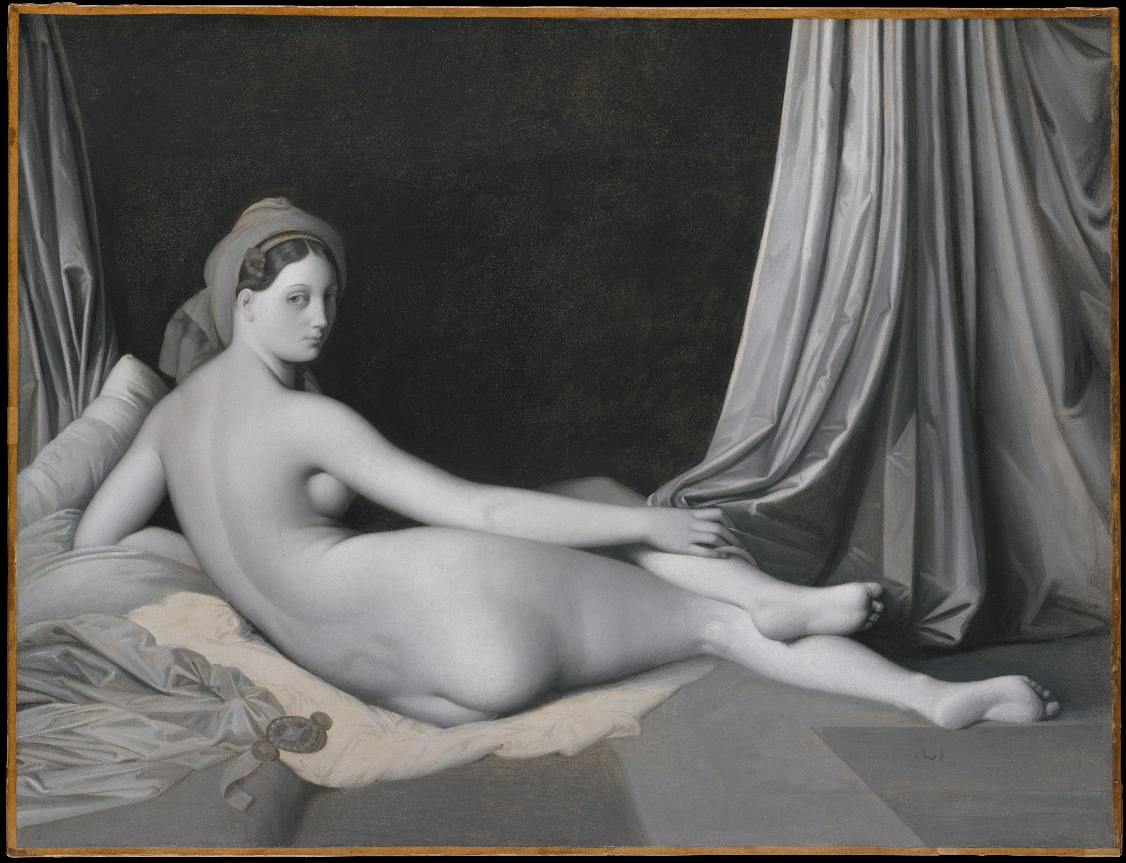 Odalisca in grigio - Jean-Auguste-Dominique Ingres