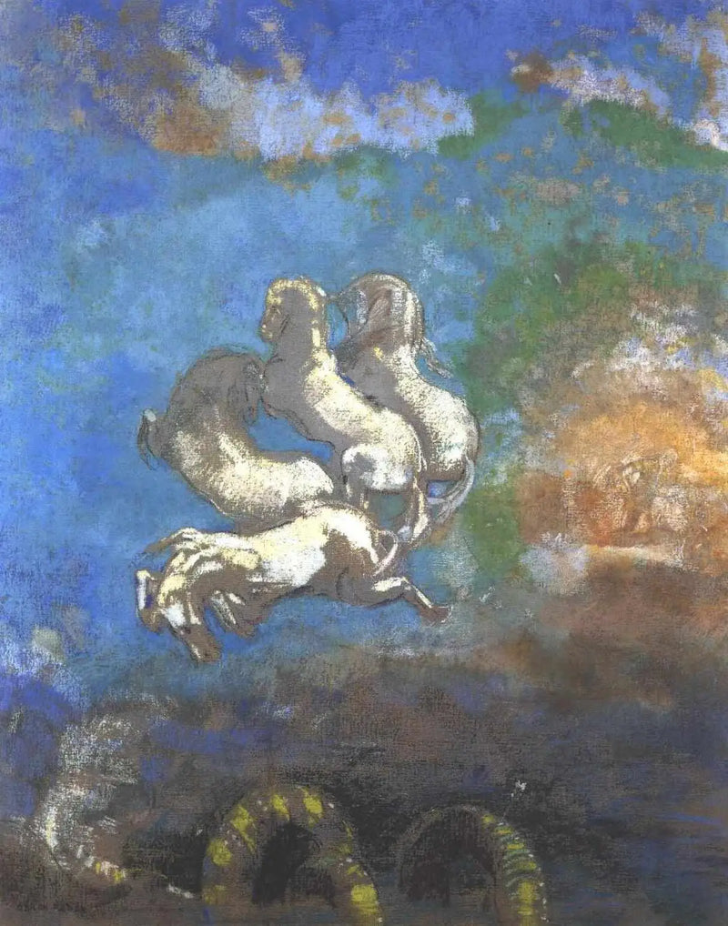 Il carro di Apollo - Odilon Redon