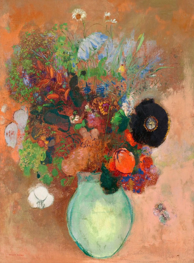 Il papavero nero - Odilon Redon