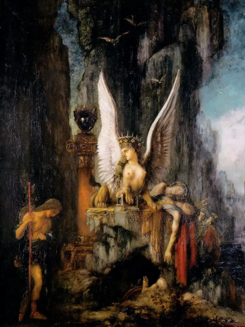 Œdipe viaggiatore - Gustave Moreau