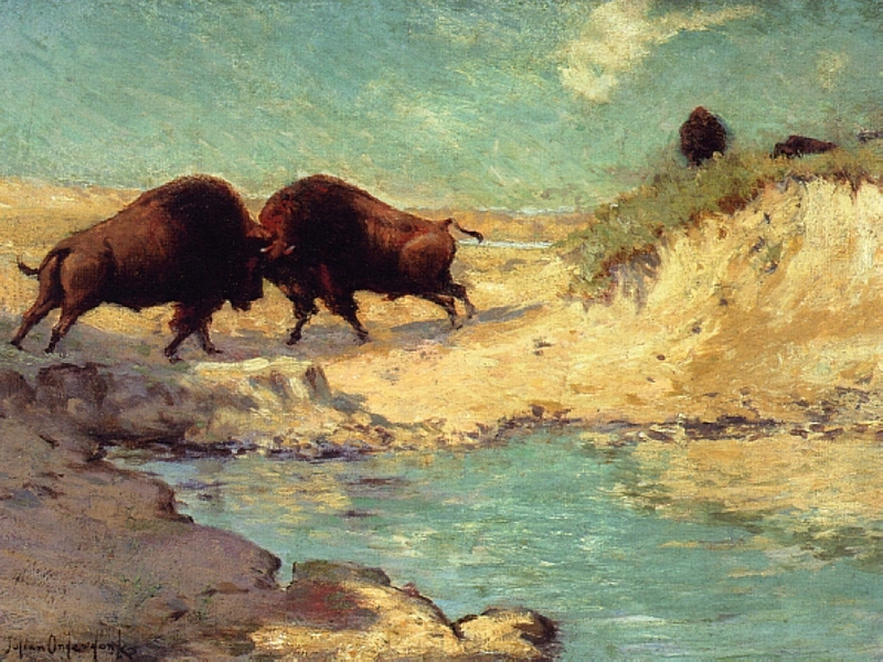 Caccia al bisonte - Julian Onderdonk
