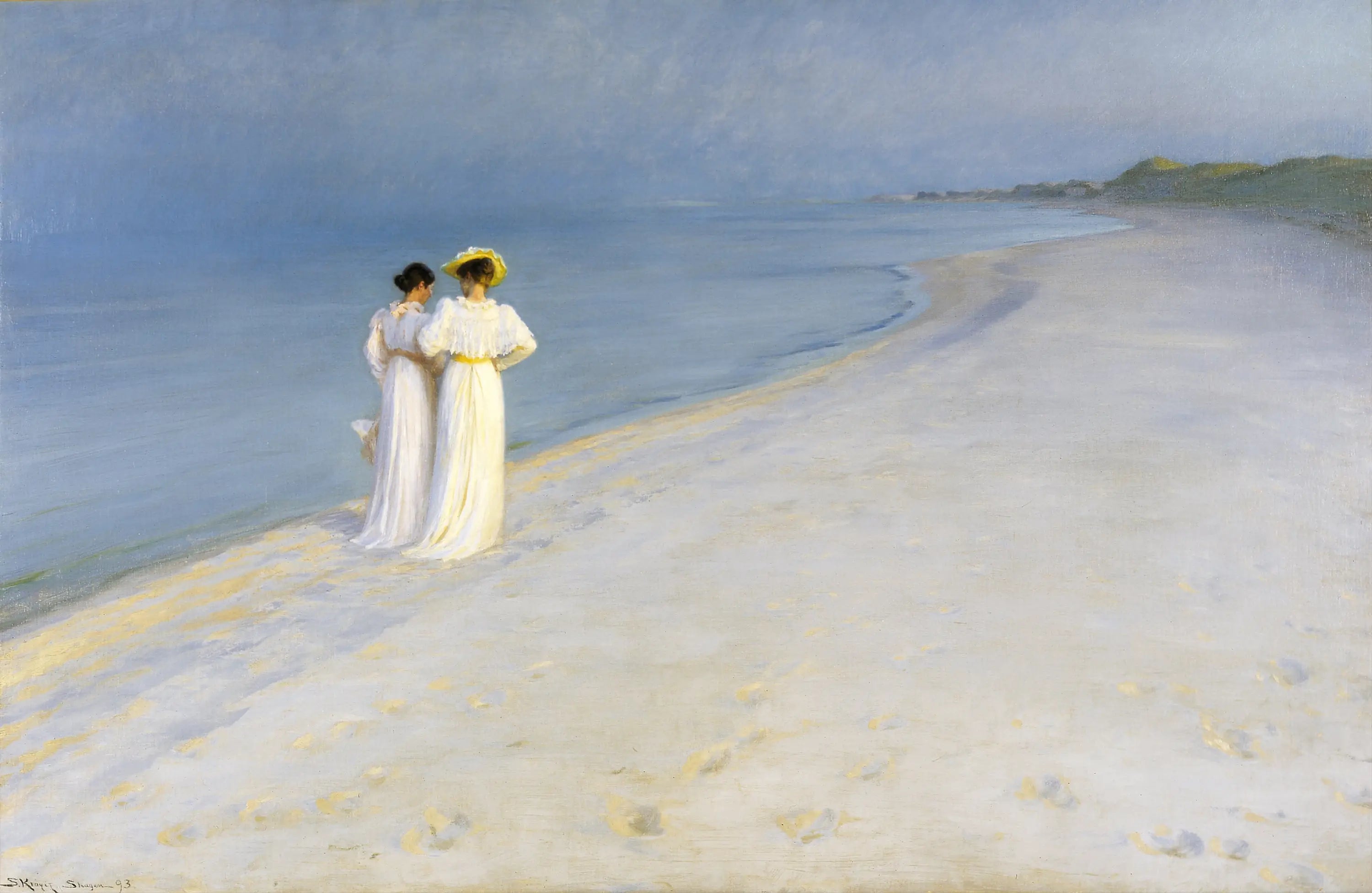 Soirée d’été sur la plage de Skagen - Peder Severin Krøyer - Alpha Reproduction