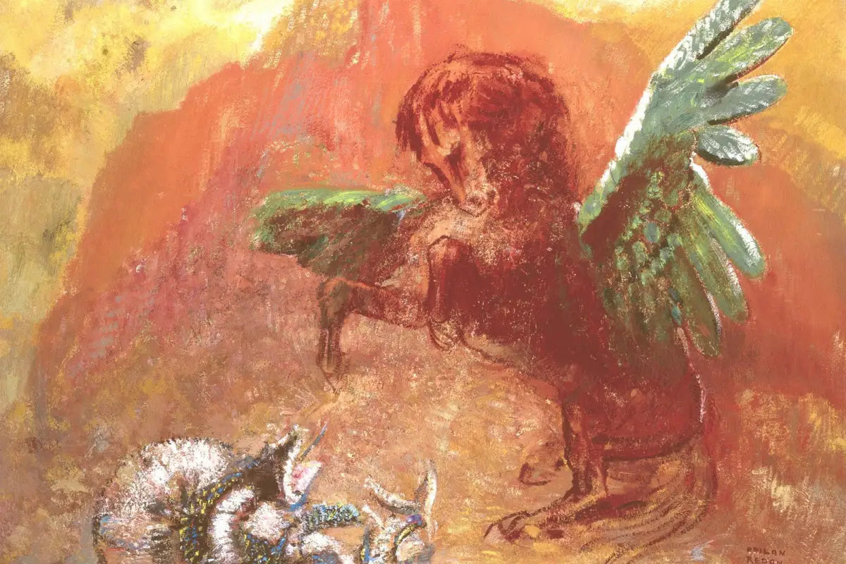 Pégase et l’Hydre - Odilon Redon - Alpha Reproduction