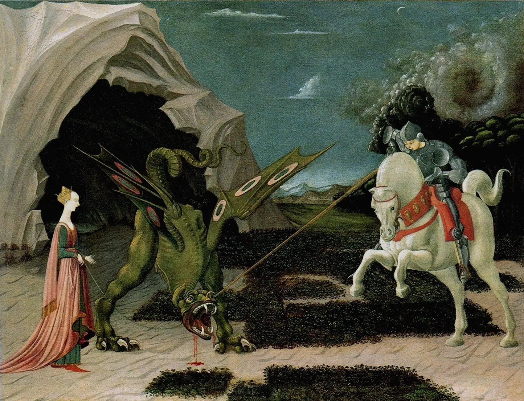 Saint Georges et le Dragon - Paolo Uccello - Alpha Reproduction