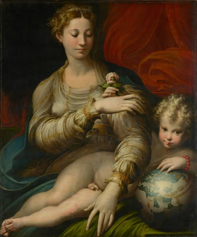 La Vergine con la rosa - Parmigianino