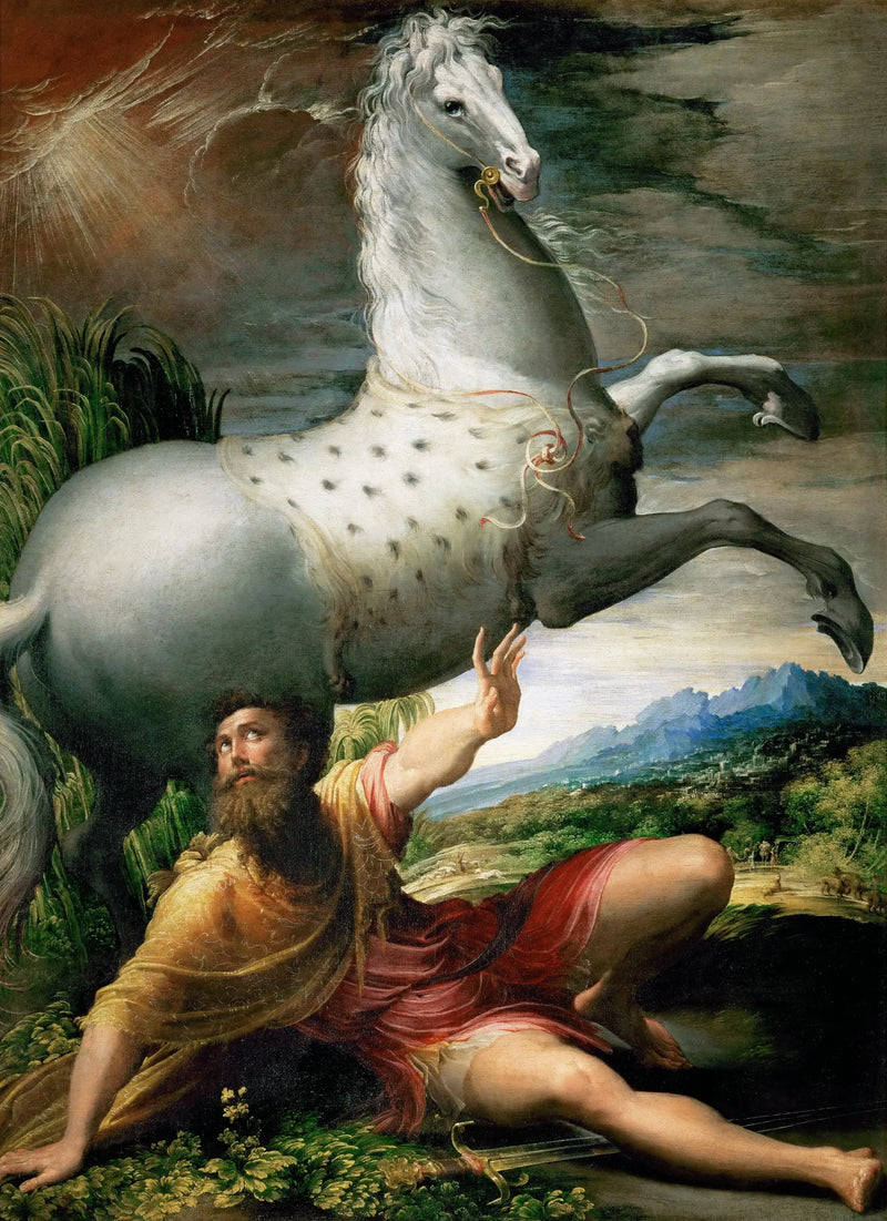La Conversione di san Paolo - Parmigianino