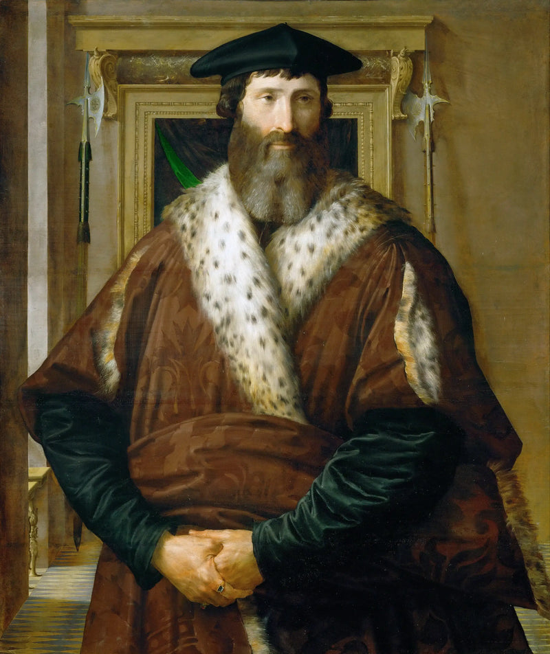 Ritratto di uomo (Condottiero Malatesta Baglioni?) - Parmigianino