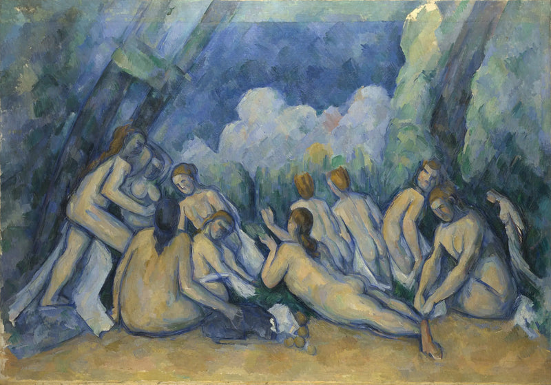 Le Grandi Bagnanti - Paul Cézanne