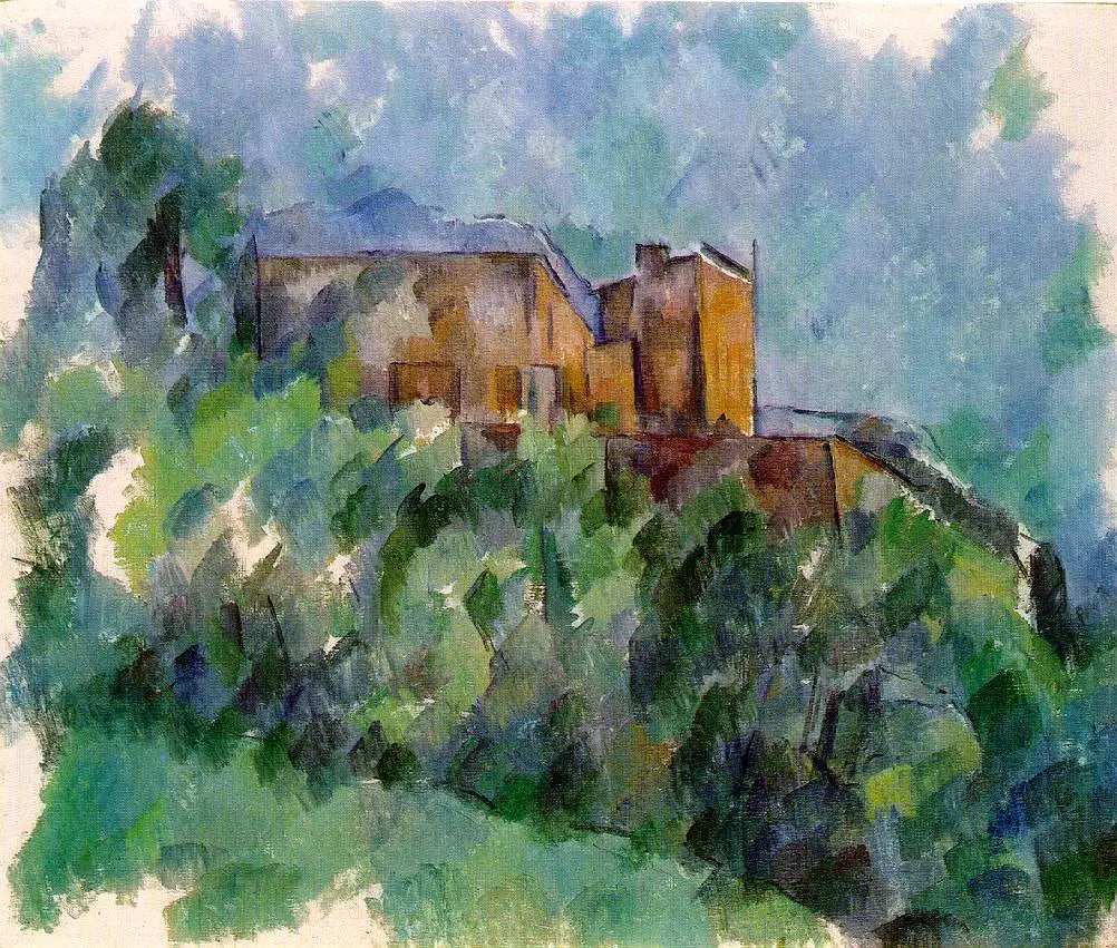 Reproduction du tableau « Château Noir - Paul Cézanne » par Alpha Reproduction en peinture à l’huile