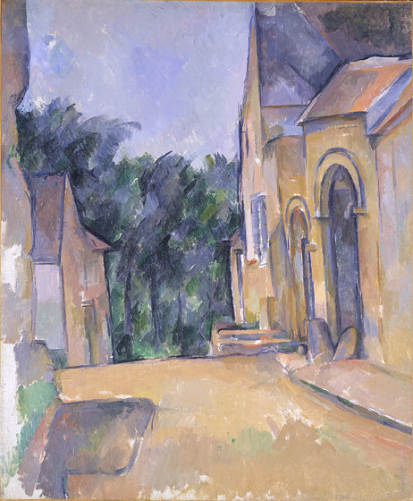 Reproduction du tableau « Ferme à Montgeroult - Paul Cézanne » par Alpha Reproduction en peinture à l’huile