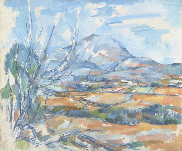 Reproduction du tableau « La Montagne Sainte-Victoire - Paul Cézanne » par Alpha Reproduction en peinture à l’huile