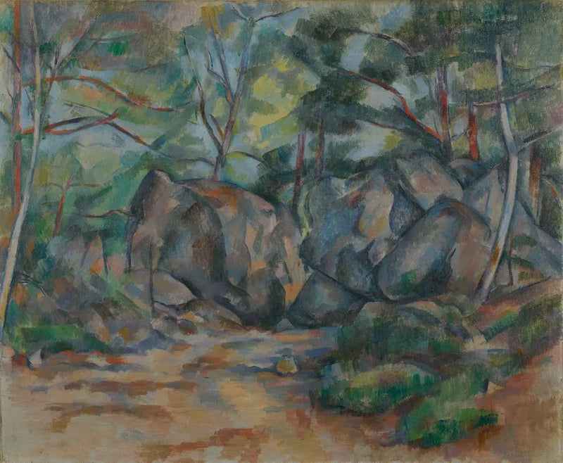 Rocce nel bosco - Paul Cézanne