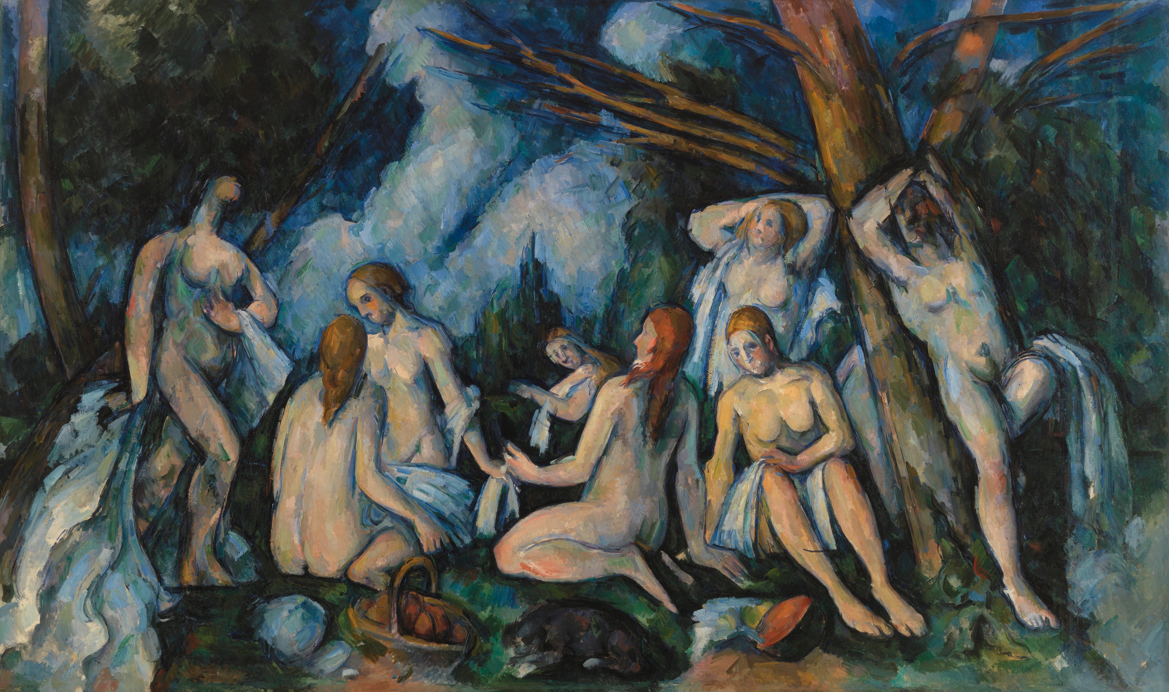 Le Grandi bagnanti - Paul Cézanne
