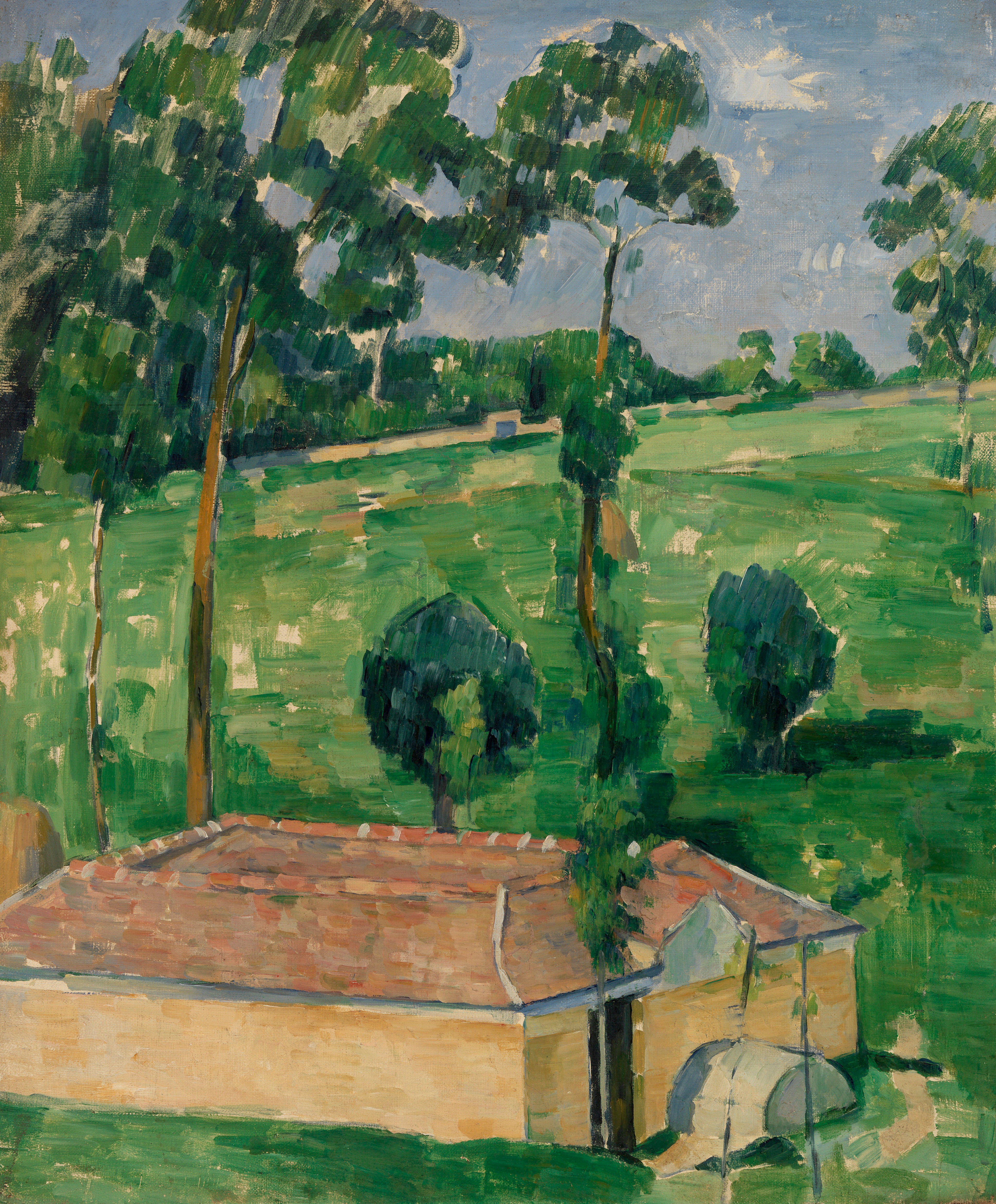 Reproduction du tableau « La Conduite d'eau - Paul Cézanne » par Alpha Reproduction en peinture à l’huile