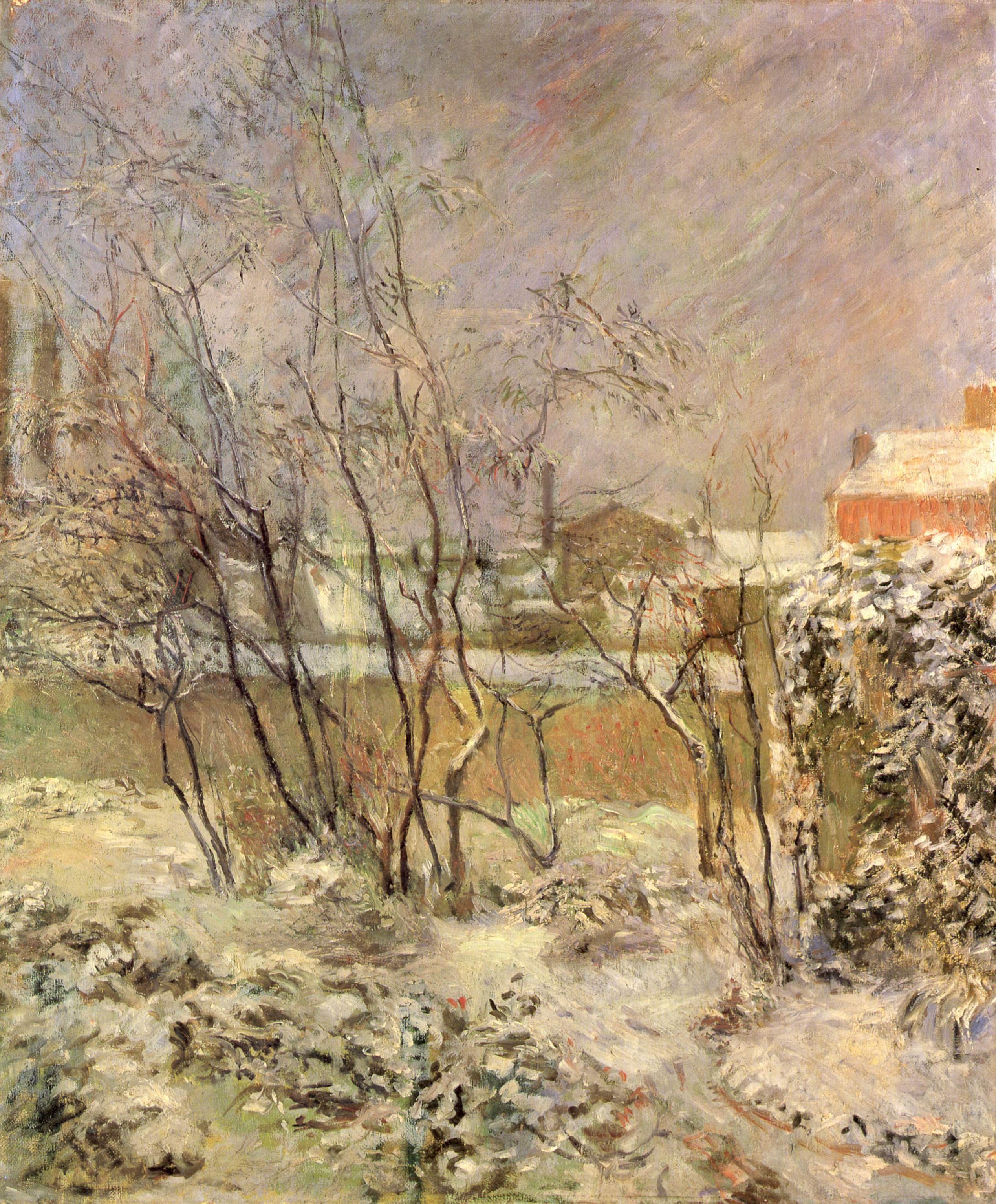 La Neve in via Carcel - Paul Gauguin