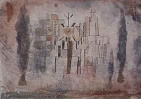 Monumento in un cimitero - Paul Klee
