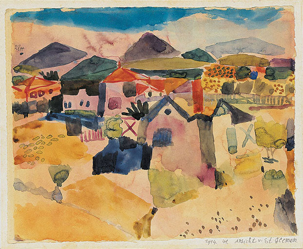 View of Saint-Germain - Paul Klee