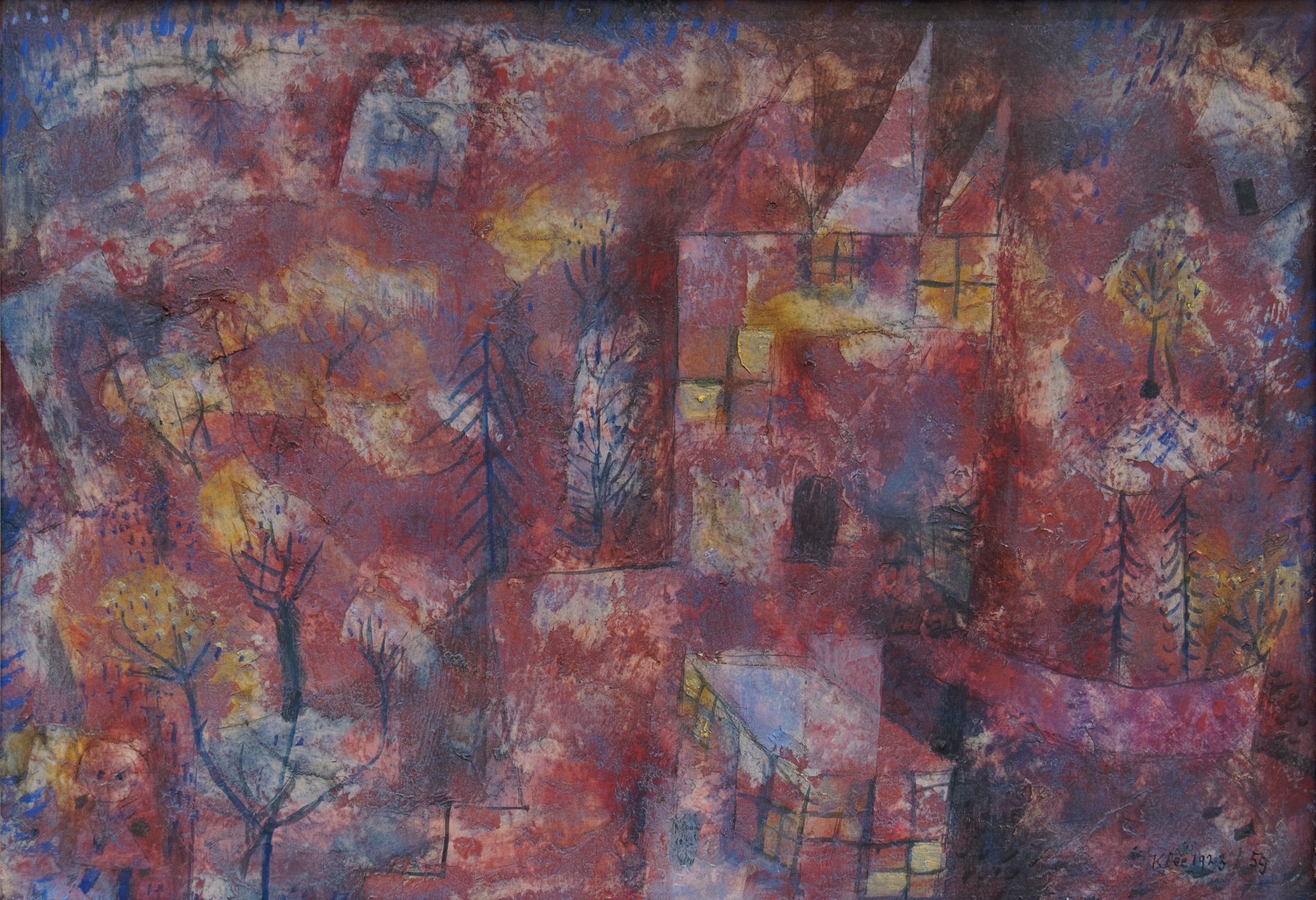 paesaggio con bambino - Paul Klee