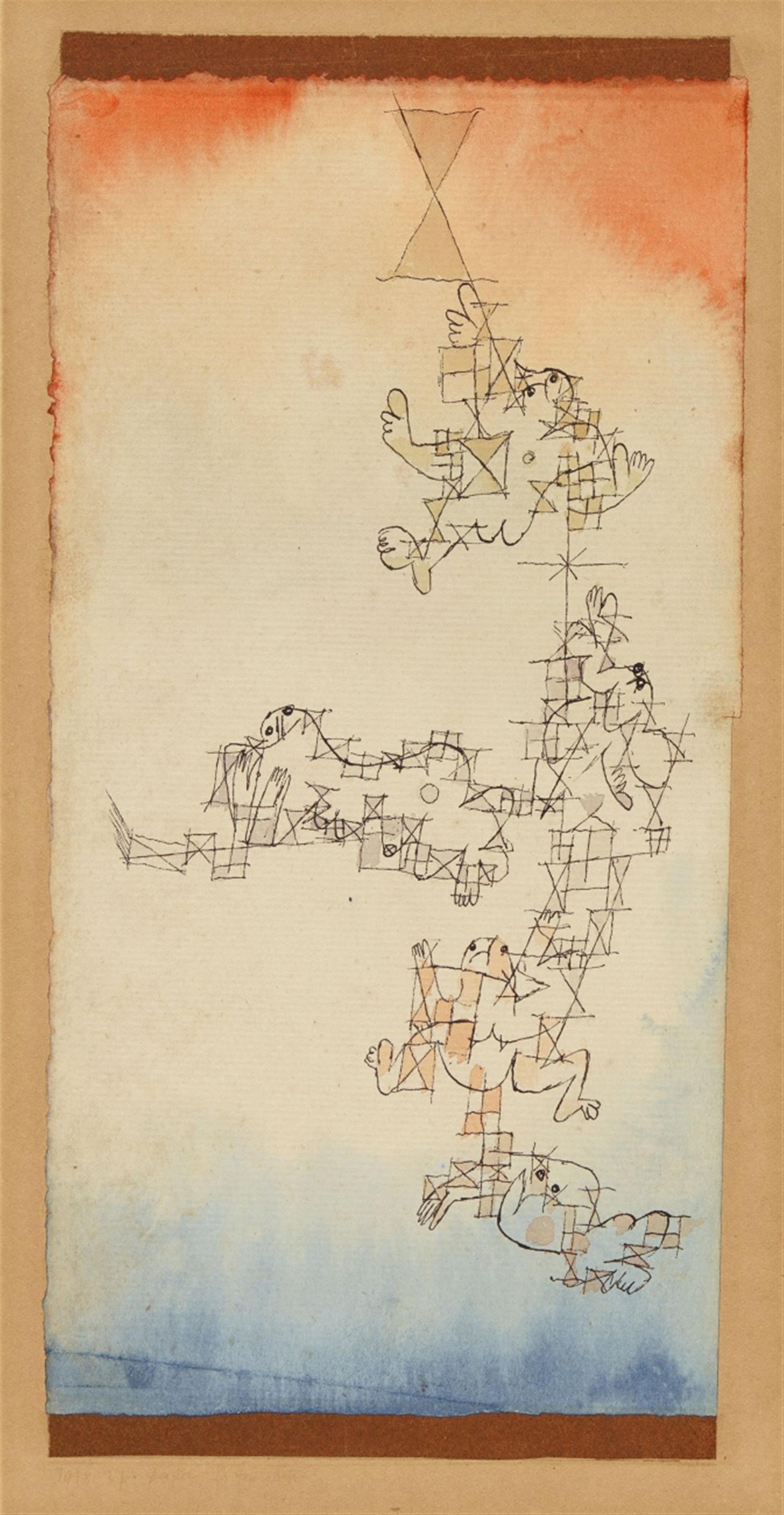 Geister als Akrobaten 1918 — Paul Klee