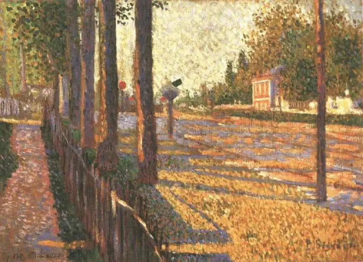 La strada di Pontoise - Paul Signac