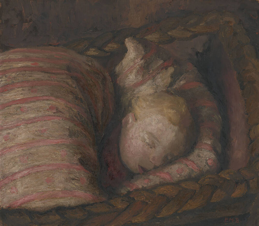 Kind in der Wiege (1904) - Paula Modersohn-Becker
