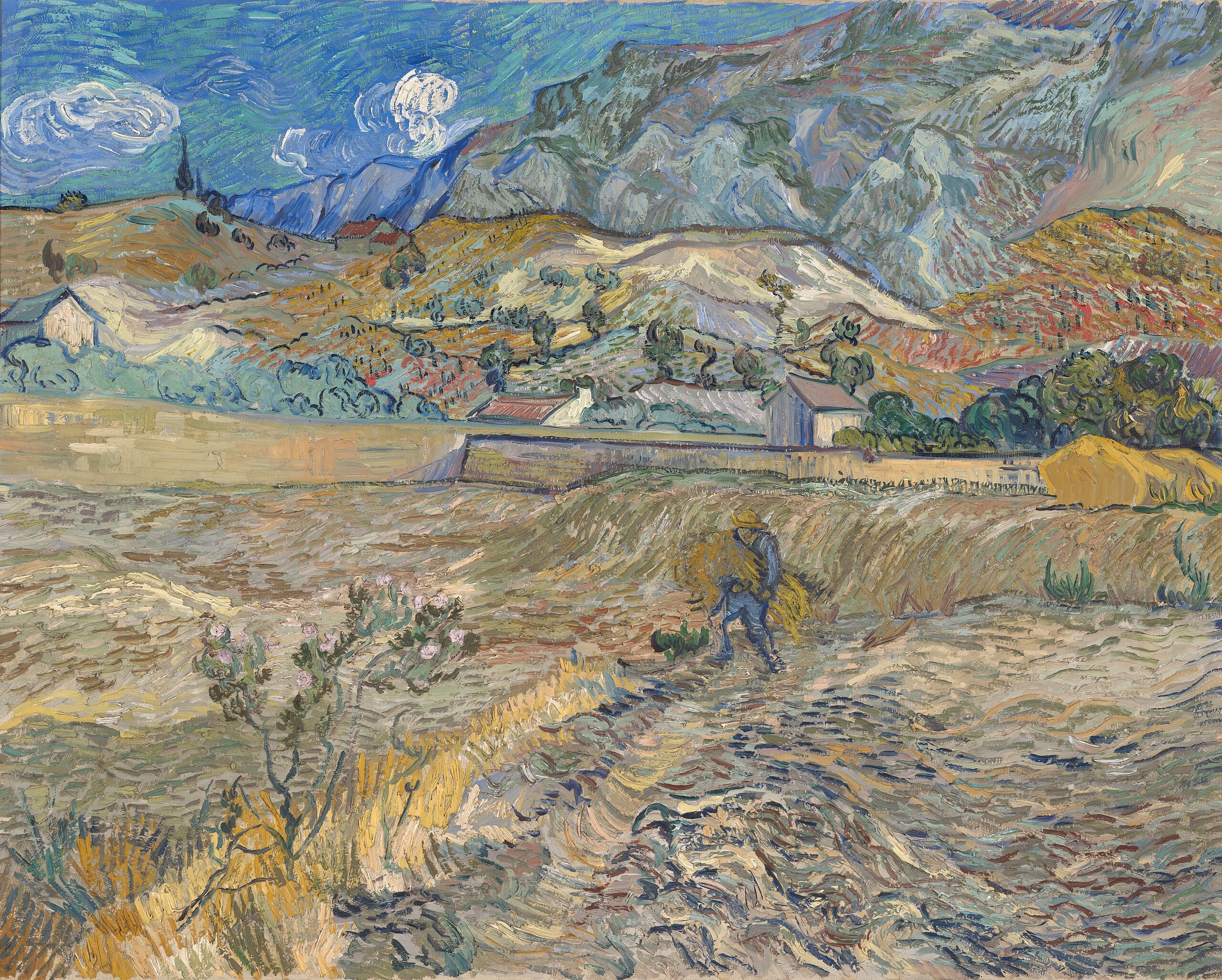 Paesaggio a Saint-Rémy - Vincent van Gogh