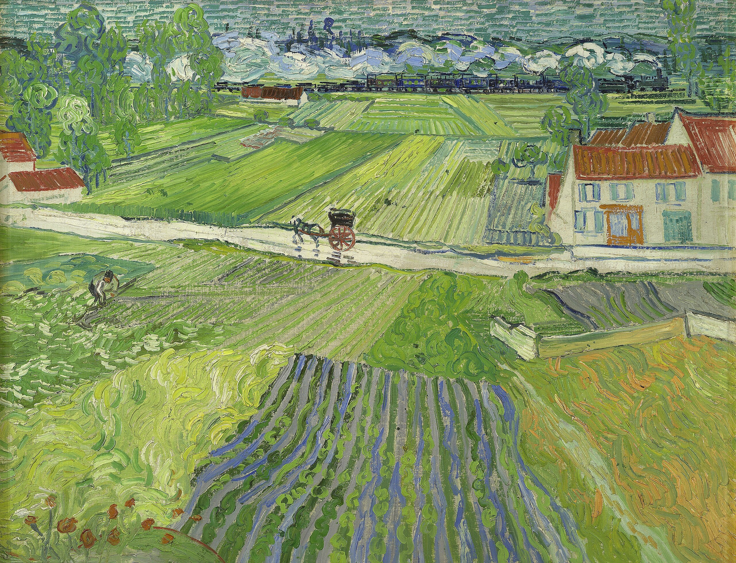 Paesaggio di Auvers dopo la pioggia - Vincent van Gogh