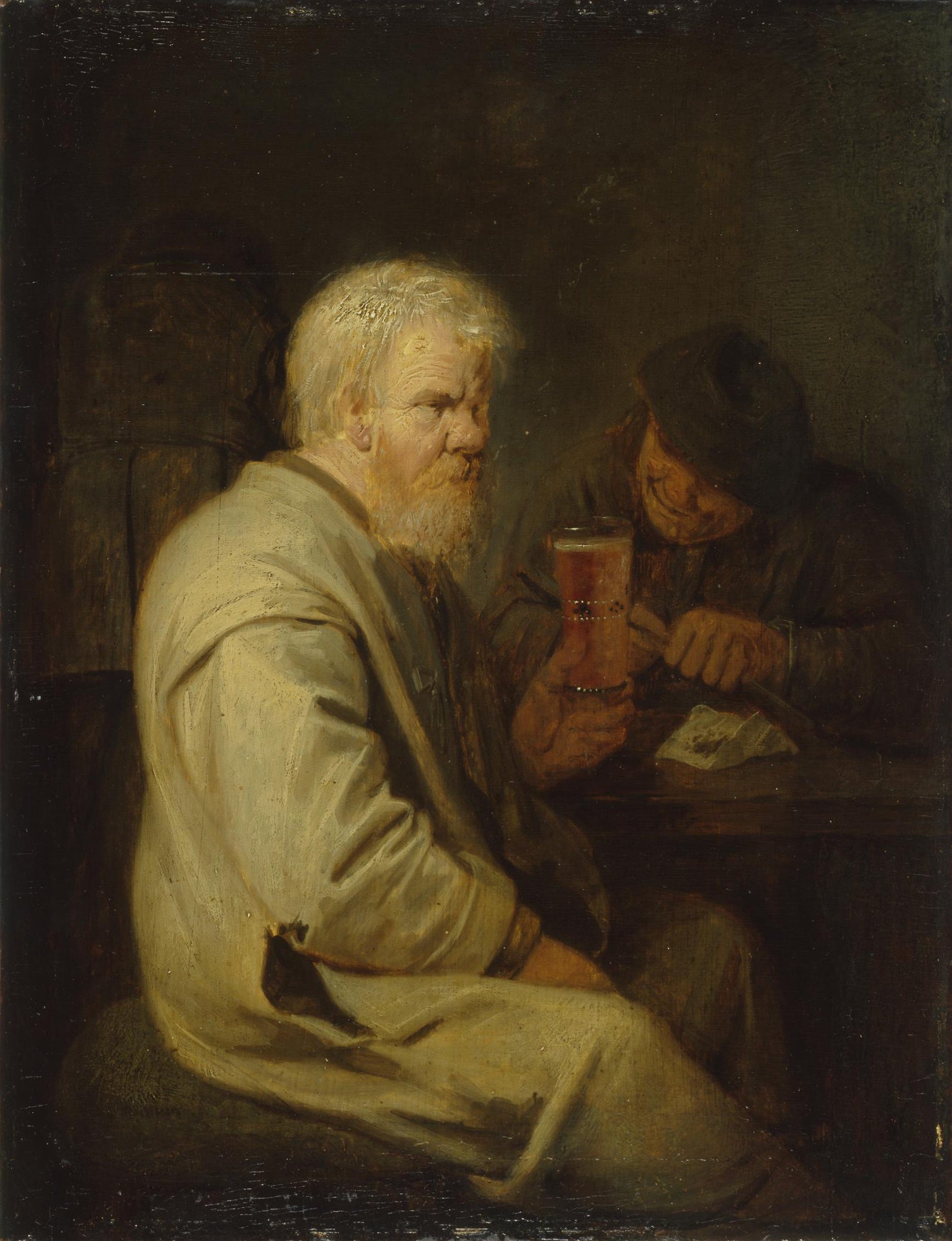 Des paysans dans une taverne - Adriaen Brouwer