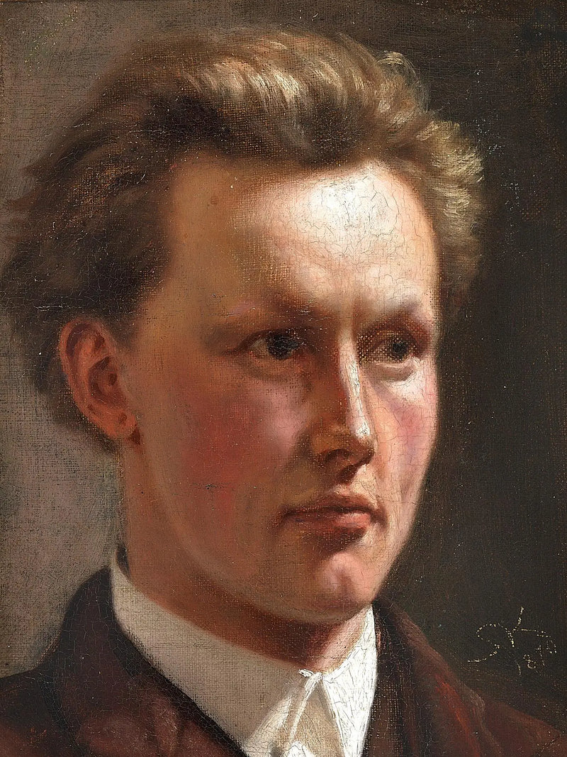 Ritratto di un giovane uomo. - Peder Severin Krøyer