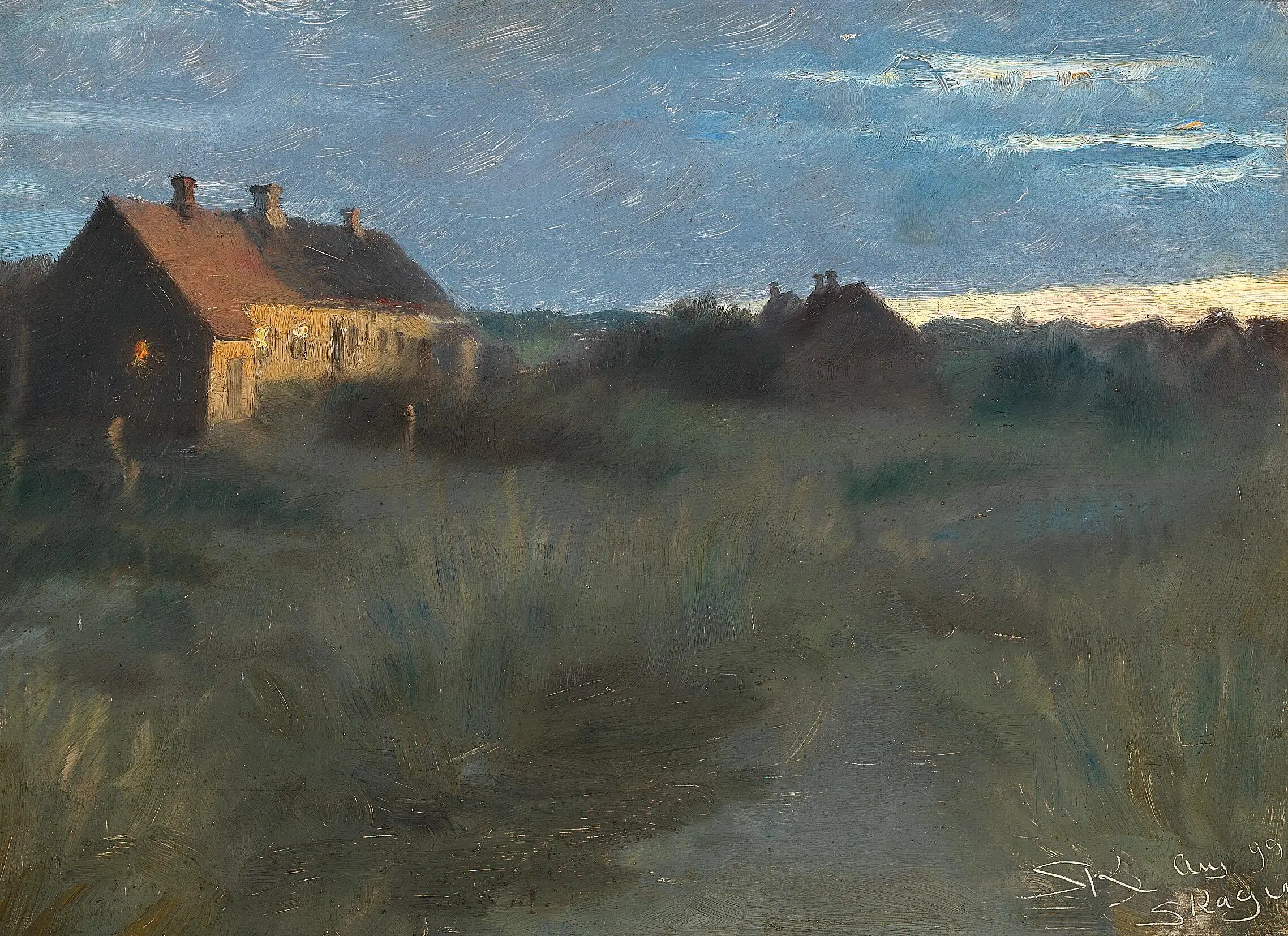 Une soirée d’été à Skagen. - Peder Severin Krøyer - Alpha Reproduction