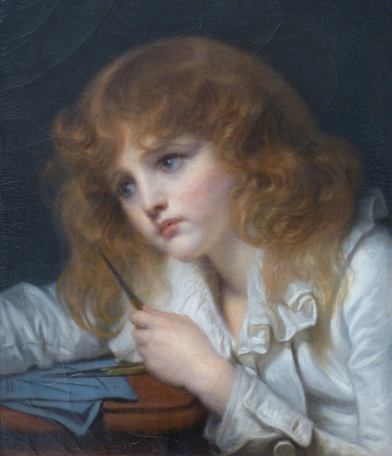 Il piccolo matematico - Jean-Baptiste Greuze