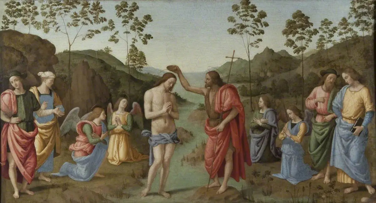 Le baptême du Christ - Pietro Perugino - Alpha Reproduction