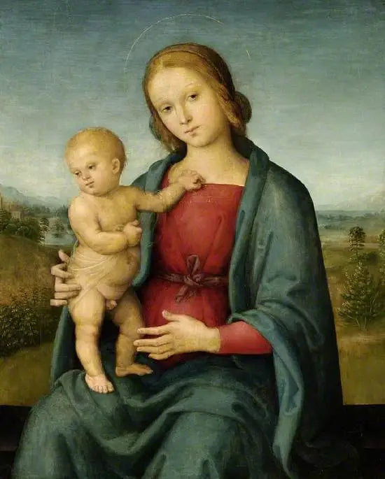 Vergine con Bambino - Pietro Perugino