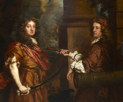 Sir Frescheville Holles, 1642-1672, et Sir Robert Holmes, vers 1622-1692 - Peter Lely
