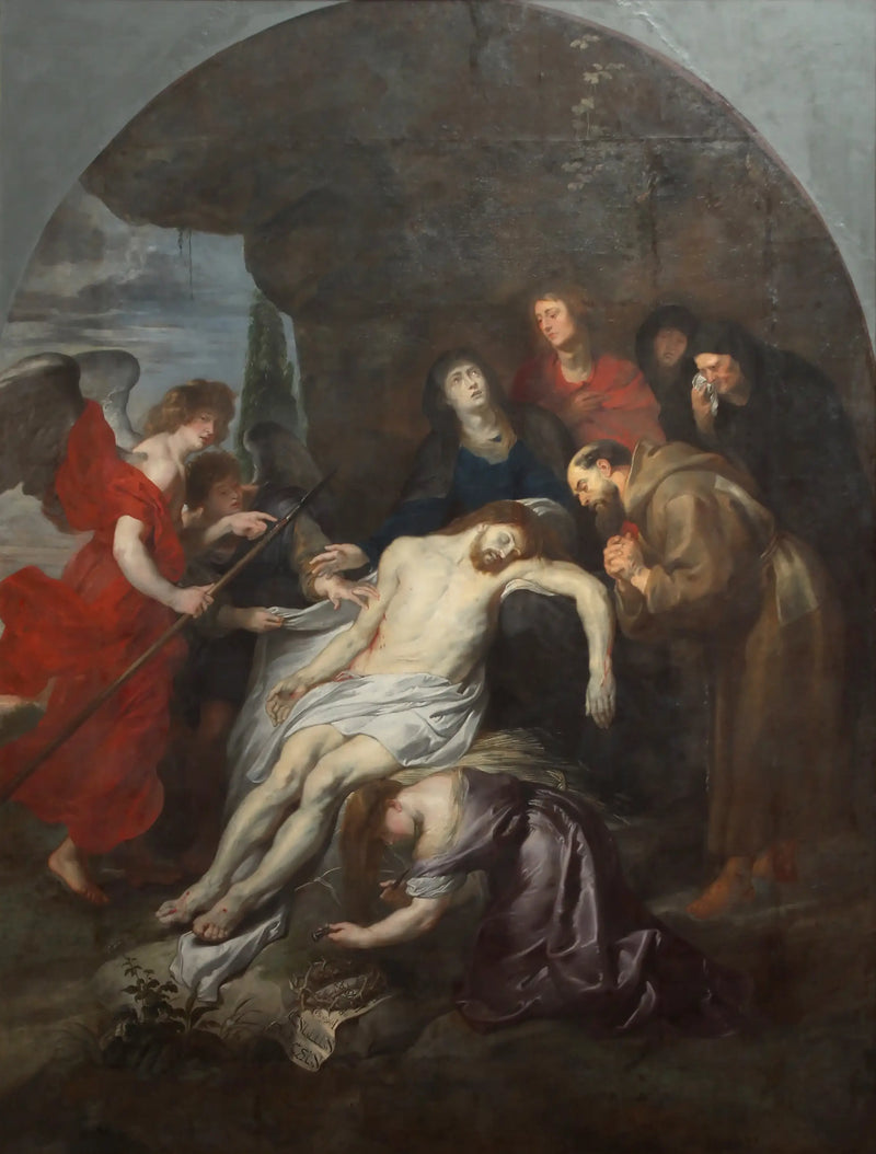 Pièta con San Francesco - Peter Paul Rubens