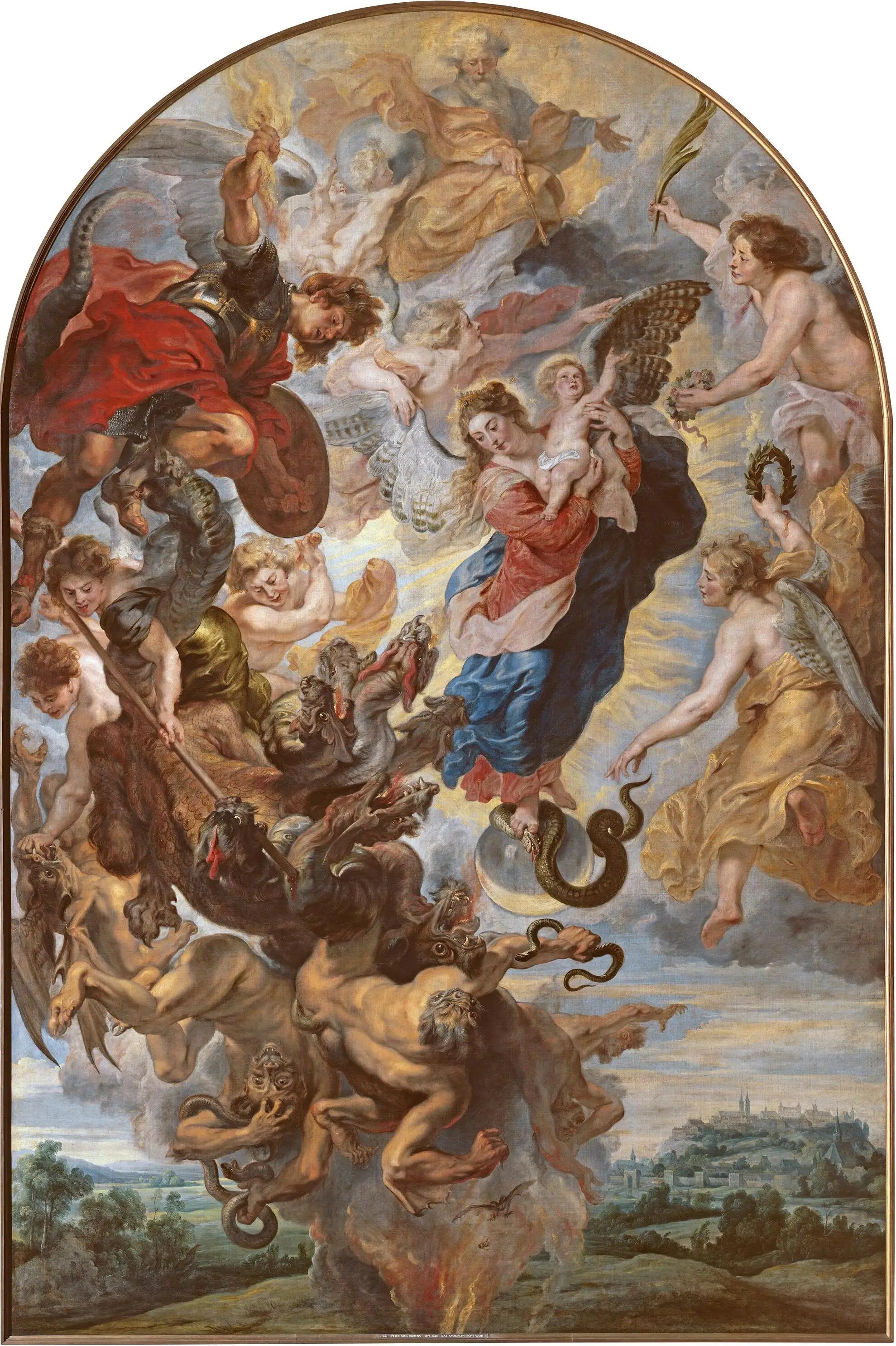 La Vierge comme femme apocalyptique sur la lune - Peter Paul Rubens - Alpha Reproduction
