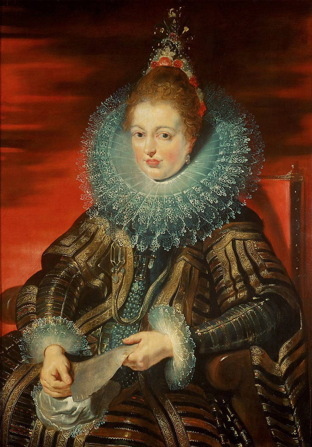Isabelle-Claire-Eugénie, épouse d'Albrecht VII - Jacob Jordaens