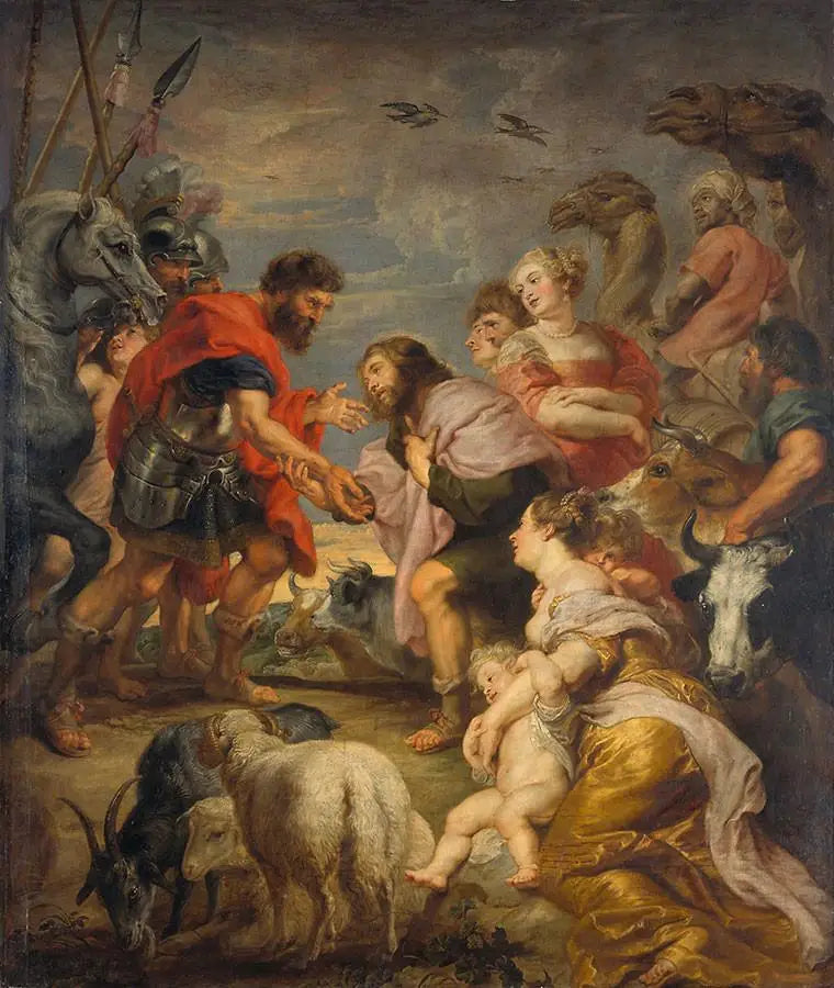 La Reconciliazione di Esaù e Giacobbe - Peter Paul Rubens