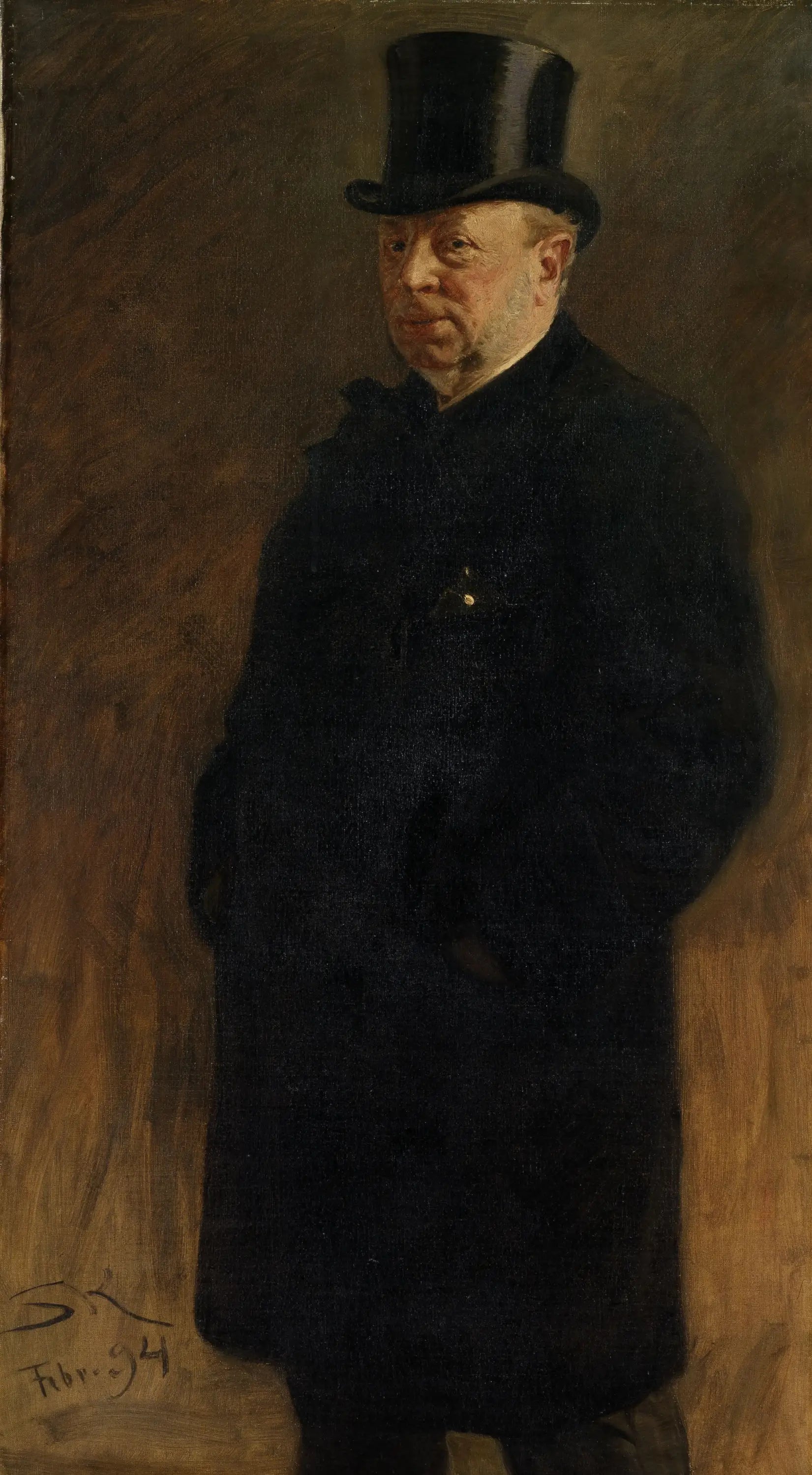 Portrait d’homme (étude pour La Bourse de Copenhague) - Peder Severin Krøyer - Alpha Reproduction