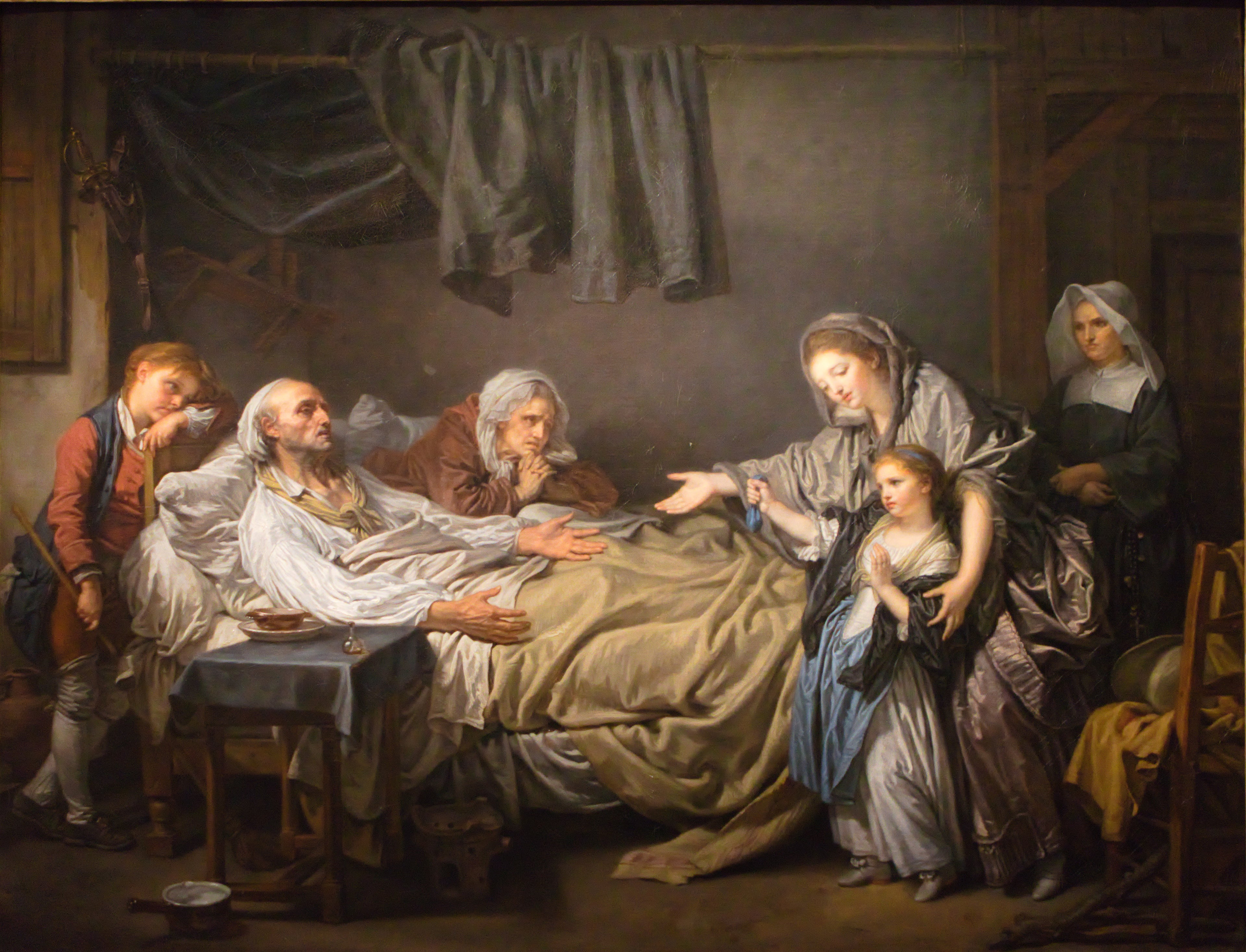 La Dame de charité - Jean-Baptiste Greuze