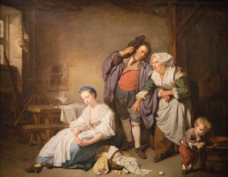 Le Uova rotte - Jean-Baptiste Greuze
