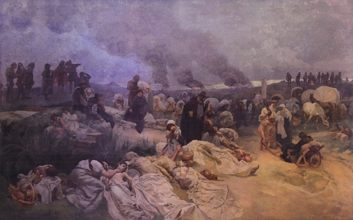 Petr Chelcicky a Vodnany - Alphonse Mucha