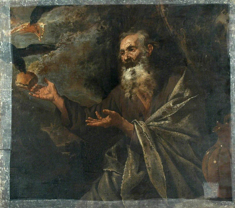 Elijah nourri par les Corbeaux - Pier Francesco Mola