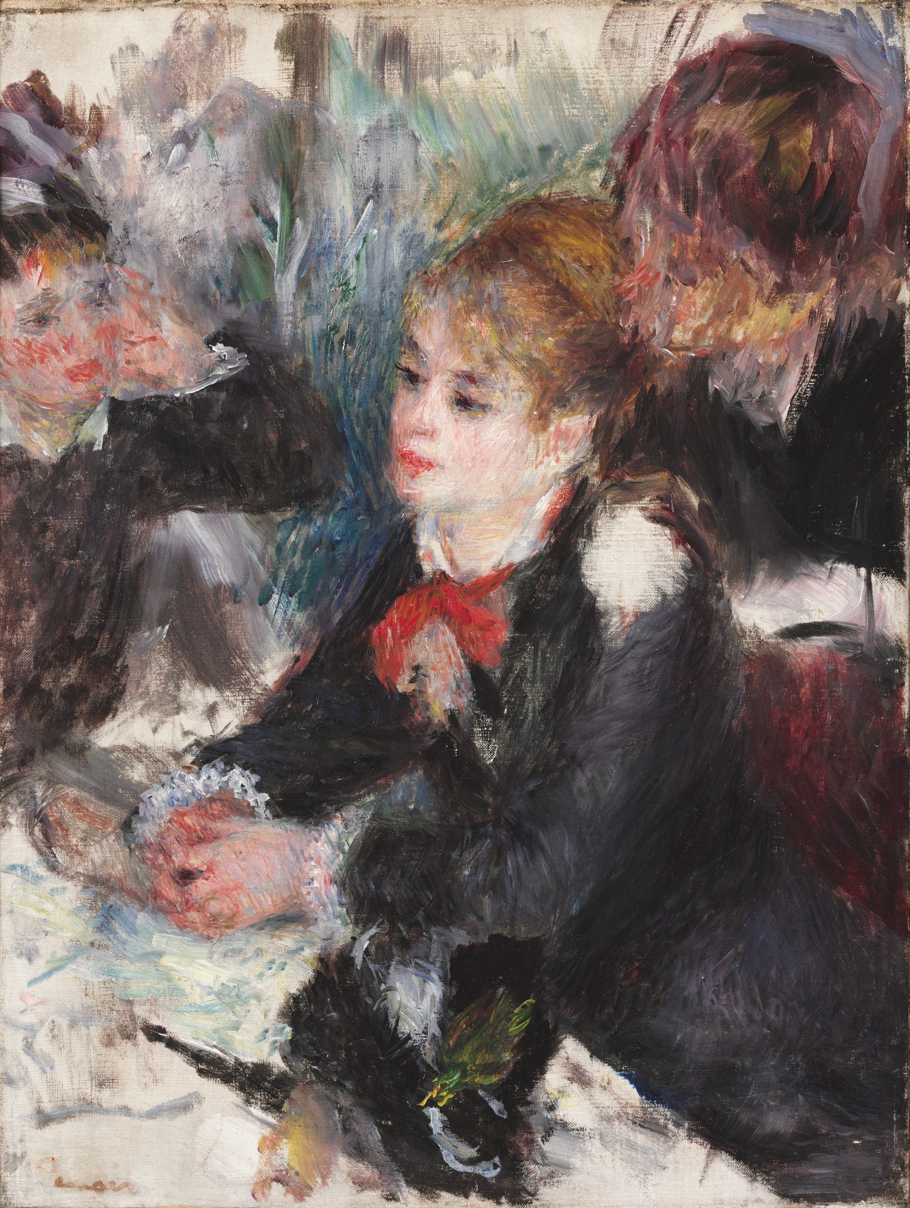 Reproduction du tableau « Chez la modiste - Pierre-Auguste Renoir » par Alpha Reproduction en peinture à l’huile