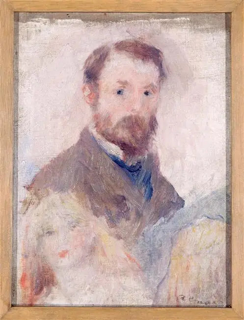 Reproduction du tableau « Portrait de l'artiste - Pierre-Auguste Renoir » par Alpha Reproduction en peinture à l’huile
