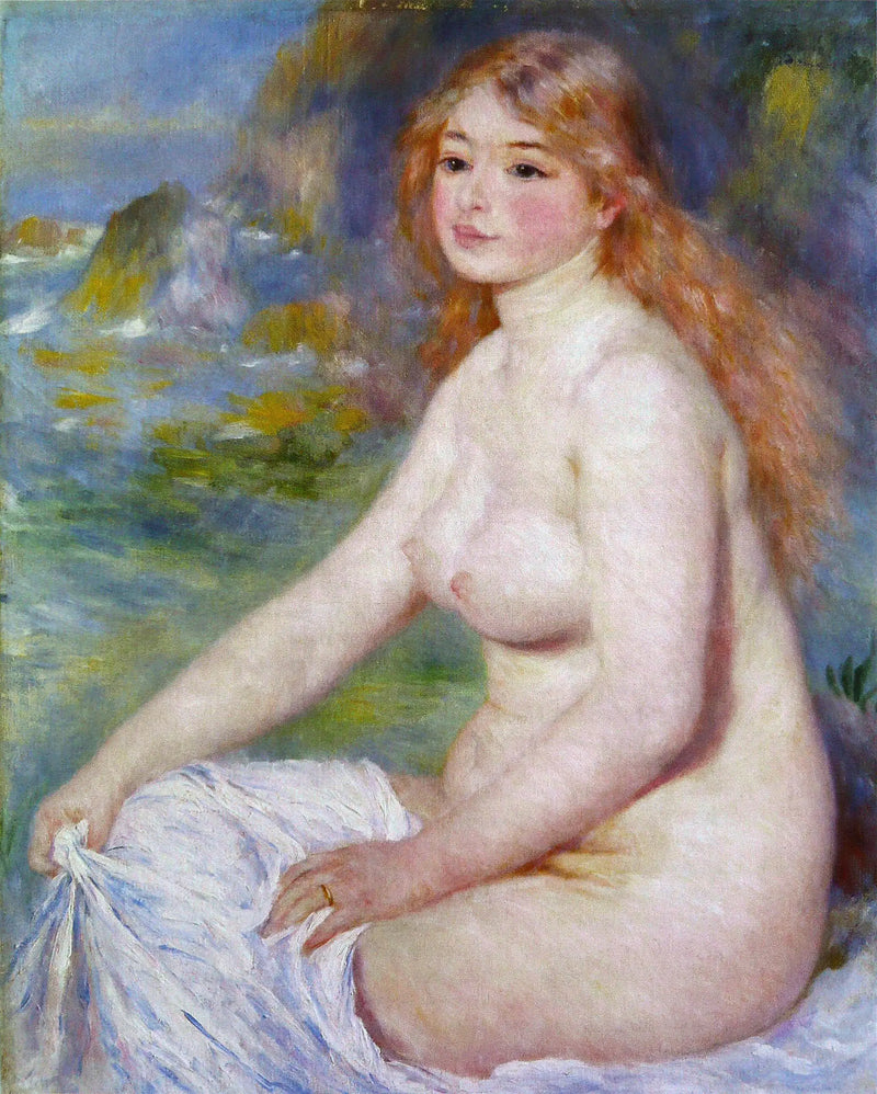 La Bagnante bionda - Pierre-Auguste Renoir