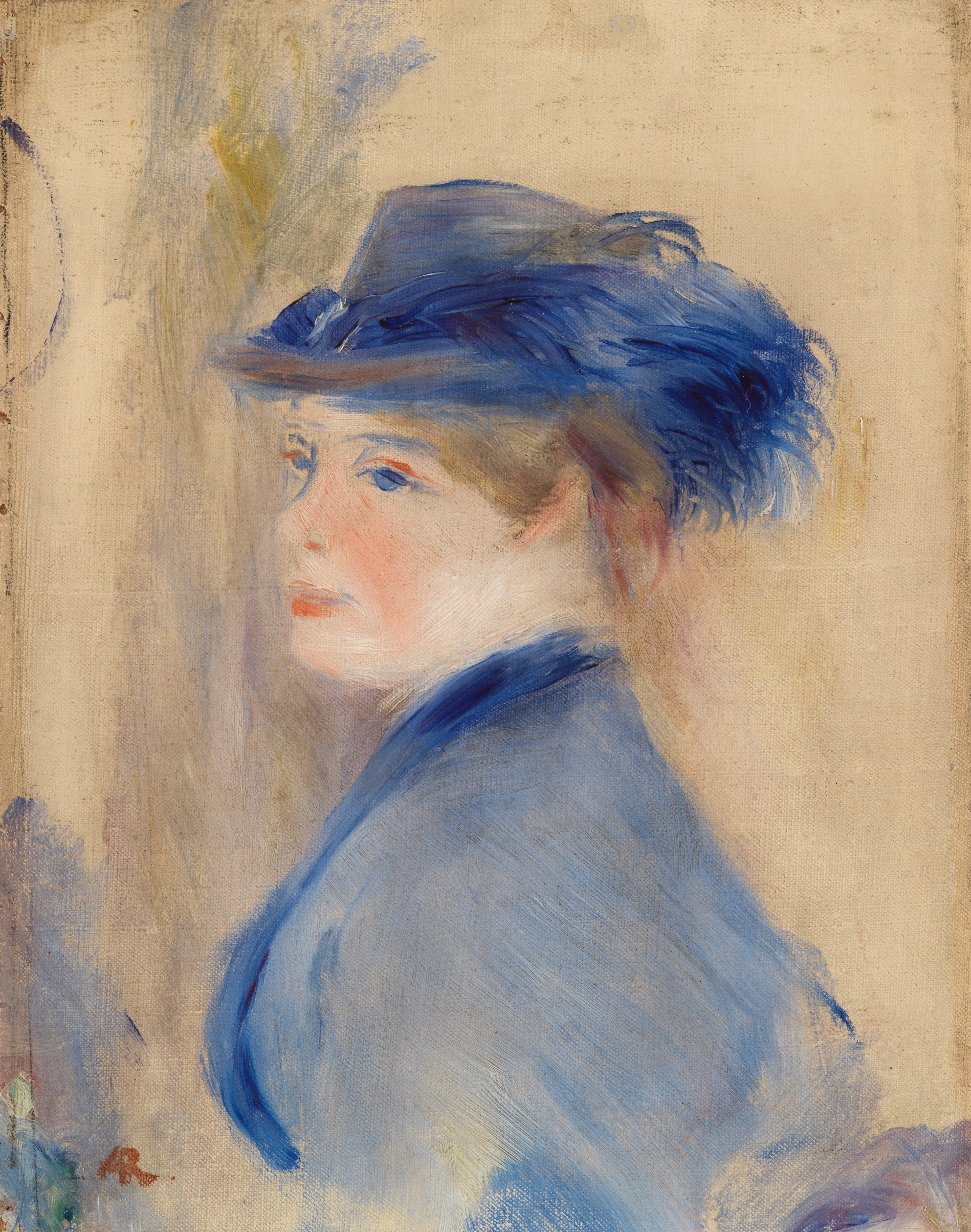 Reproduction du tableau « Buste de femme - Pierre-Auguste Renoir » par Alpha Reproduction en peinture à l’huile