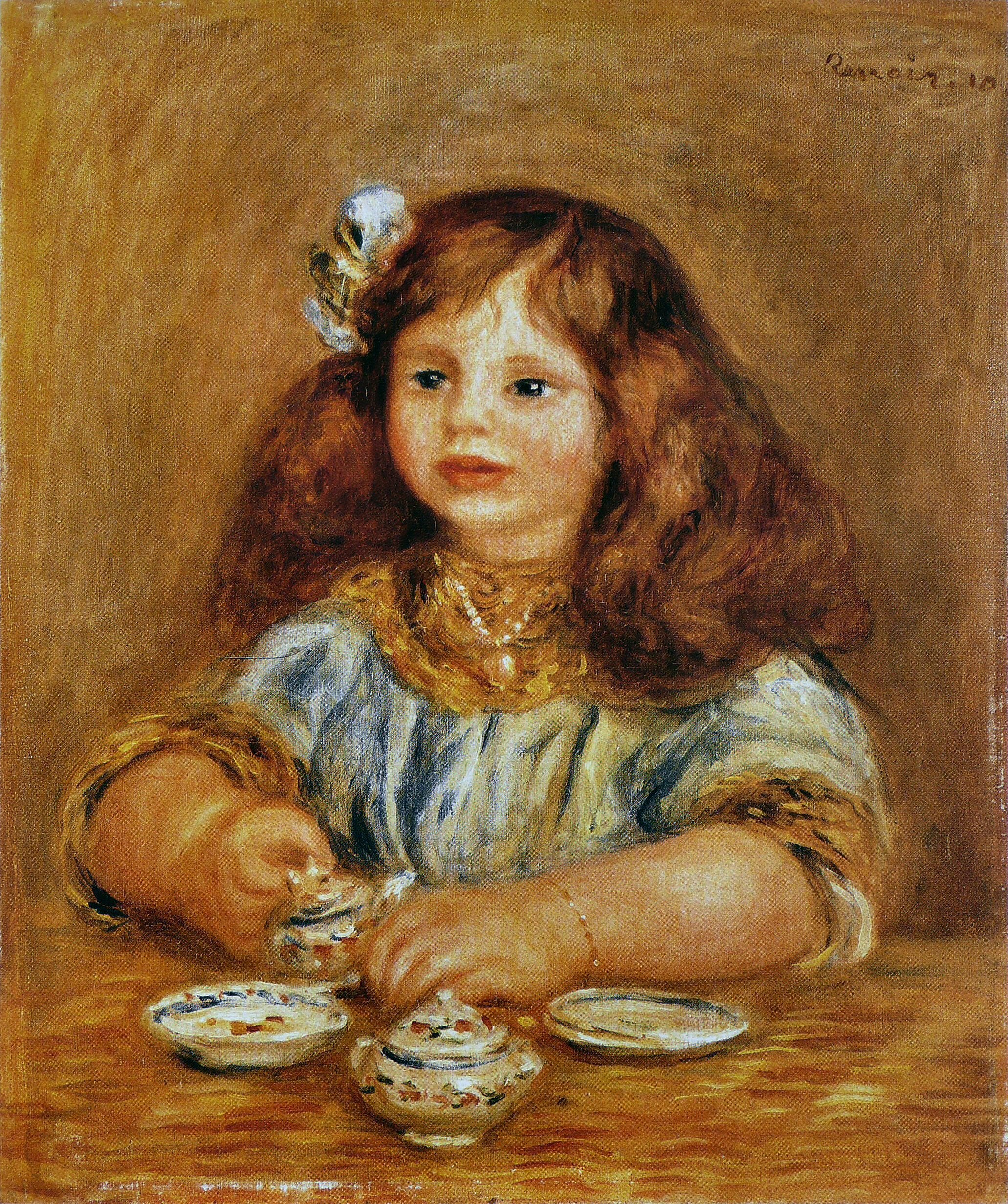 Reproduction du tableau « Geneviève Bernheim de Villers - Pierre-Auguste Renoir » par Alpha Reproduction en peinture à l’huile