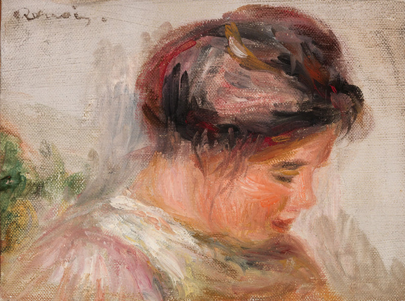 Testa di Giovane Donna - Pierre-Auguste Renoir