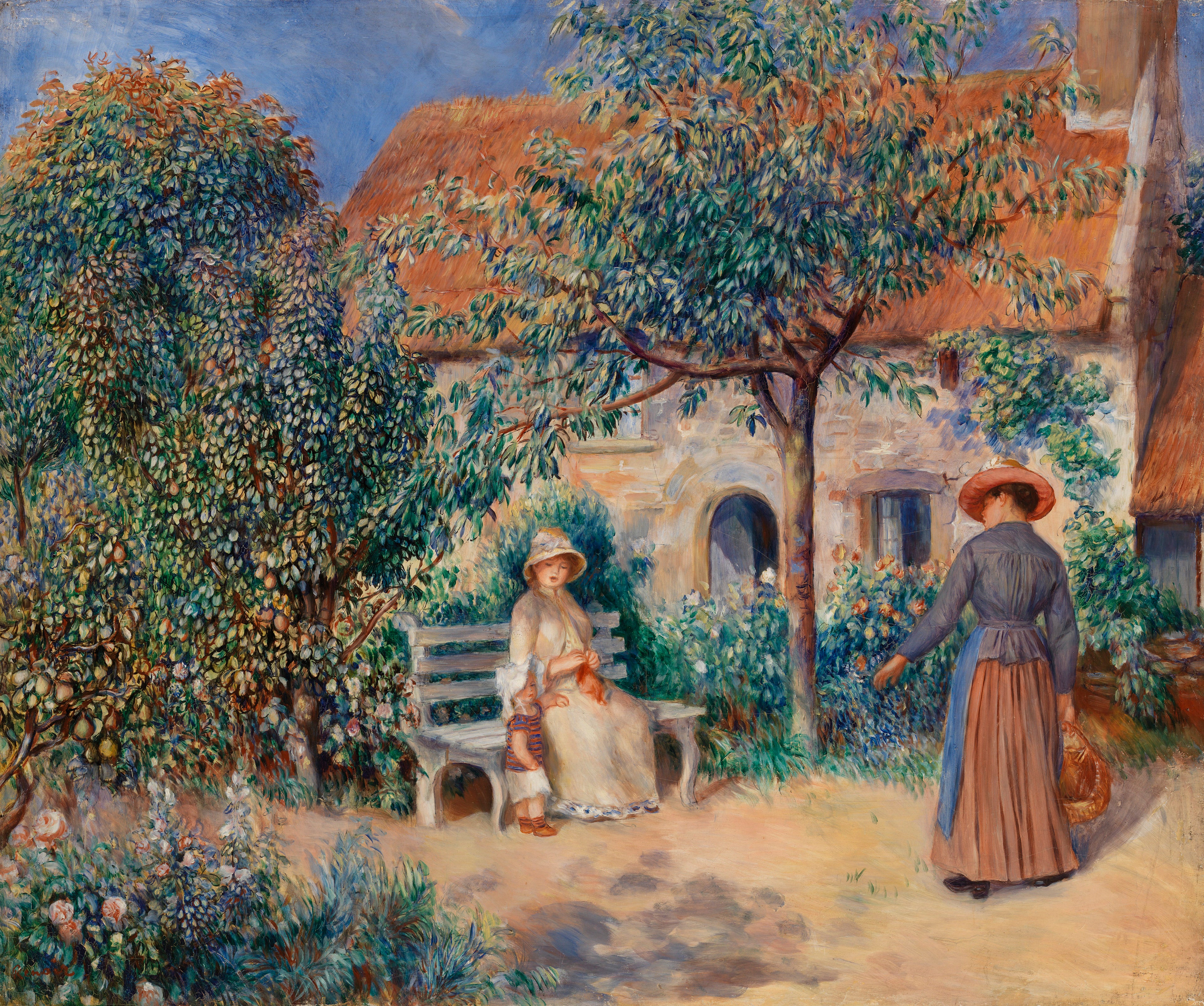 Reproduction du tableau « En Bretagne - Pierre-Auguste Renoir » par Alpha Reproduction en peinture à l’huile